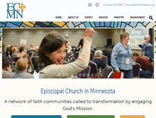 Tablet Screenshot of episcopalmn.org